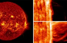 Strumienie plazmy w wysokiej rozdzielczości. Zarejestrował je satelita NASA