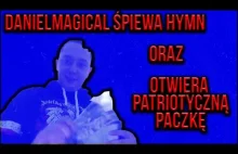 DANIELMAGICAL OTWIERA PATRIOTYCZNĄ PACZKĘ ORAZ ŚPIEWA HYMN POLSKI