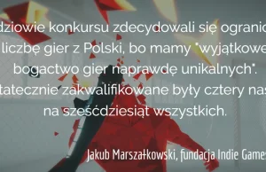 Polski gamedev: Marszałkowski, RUINER, Geralt z Rivii i Gosieniecki (cytaty)
