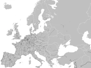 europa autostrady mapa Autostrady w Europie   mapka   Wykop.pl