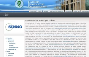 Zhakowana strona "Katedry Informatyki" reklamuje Viagrę, narkotyki i pokera