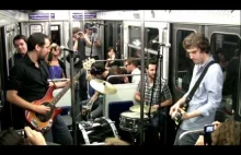 Koncert w pociągu metra. :)