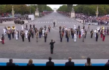 Tak paryska orkiestra witała prezydenta Trumpa