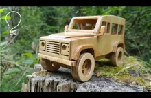 Land Rover Defender out of Plywood.