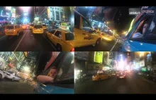 Podróżniczy kolorowy bus na polskich tablicach na Manhattanie!