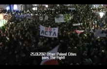 Tak wyglądały protesty przeciw ACTA w roku 2012