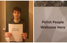 Brytyjczyk broni Polaków przed hejtem po Brexicie. „Polish People Welcome Here”