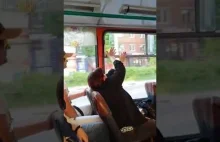 Walka o otwarte okno w autobusie