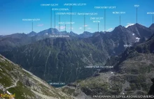 Szpiglasowy Wierch w Tatrach Wysokich. Zdjęcia i opisane panoramy ze szczytu.