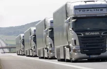 Na drogi Anglii wyjadą testowe kolumny ciężarówek