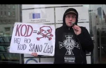 Protest przeciwko ingerencji UE w wewnętrzne sprawy Polski - Jan Bodakowski