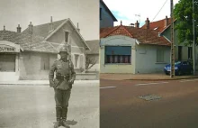 Zdjęcia francuskiego Dijon dzisiaj i 70 lat temu.
