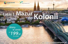 Nowy kierunek lotów - Kolonia - Port Lotniczy Olsztyn - Mazury