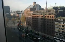 Hamburg zablokowany przez traktory niemieckich rolników