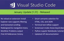 Visual Studio Code January 2019
