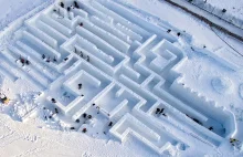W Zakopanem powstaje największy na świecie śnieżny labirynt