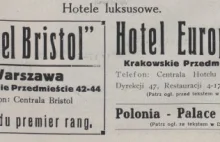 Luksusowe hotele przedwojennej Warszawy i ich historia