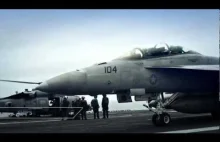 Operacje F-18 z lotniskowca