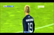 Piękny gol Bartłomieja Pawłowskiego na 2:2 w meczy Realu Valladolid z Malagą.