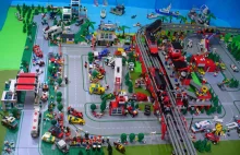 Sceneria z klocków Lego: Tor Wyścigowy Octan
