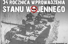 Manifestacja w 34. rocznicę stanu wojennego w Gdańsku