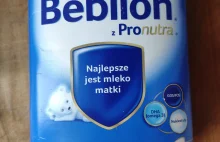 O to co znalazłem w mleku Bebilon 1 dla dzieci