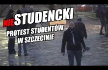 nieSTUDENCKI protest studentów w Szczecinie. Czyli upadek KOD-u w praktyce