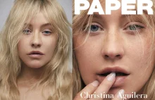 Christina Aguilera pozuje bez makijażu do sesji dla Paper Magazine