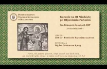 O SŁUGACH POKOJU I PRAWDY – ks. Grzegorz Śniadoch IBP – 21 stycznia 2018 r.