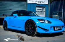 Honda S2000 Gloss riviera blue wrap