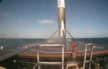 SpaceX wylądował ponownie rakietą na barce!