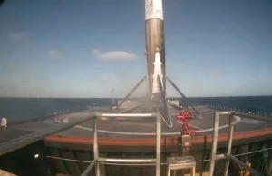 SpaceX wylądował ponownie rakietą na barce!