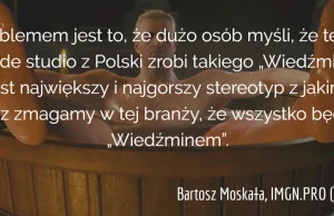 Polski gamedev zamknięty w cztery cytaty, m.in. o postwiedźmińkich stereotypach