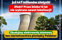 Konfederacja: Zbudujmy elektrownię atomową nie marnotrawiąc pieniędzy z budżetu