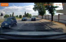 Dzban w Audi pędzi po chodniku aż za nim się kurzy!