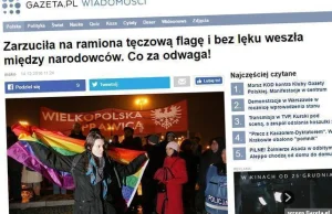 Ustawka GW: bez lęku z tęczową flagą pomiędzy narodowców