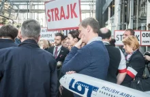 Prezes LOT do protestujących: "Zakończcie to szaleństwo".