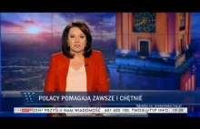 Relacja TVP o WOŚP w Wiadomościach