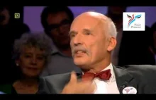 Janusz Korwin-Mikke mocno masakruje Tomasza Lisa, komunistów i Adolfa...