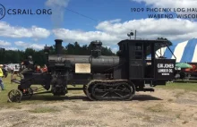 1901 Phoenix Log Hauler - Lokomotywa parowa na kołach i gąsienicach