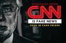 Nawet $2,500 od infowars udział w konkursie "CNN is Fake News"