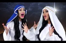 Siostry Godlewskie śpiewają "Jezus Malusieńki"...