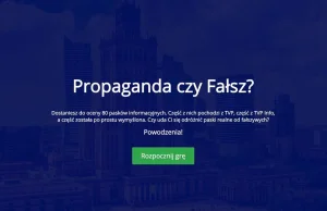 Paskowi TVP bohaterami… gry. Czy będziesz w stanie odróżnić propagandę od...