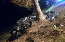 3 mężczyzn zginęło w wypadku BMW! Tragedia przed Świętem Zmarłych. [ZDJĘCIA]
