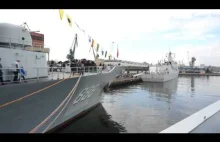 Chińskie okręty wojenne w Gdyni
