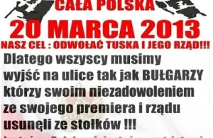 Polska Wiosna Ludów: Protesty 2, 5, 16 i 20 marca 2013 roku! Strajk Generalny