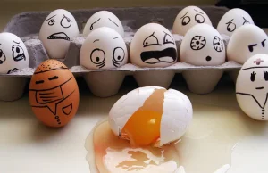 Wielkanocne testowanie jajka...