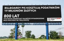 Rządowa akcja billboardowa zmyśla informacje o wyrokach, których nigdy nie było