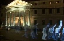 Hologramy zamiast ludzi. Nietypowy protest w Madrycie