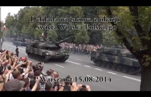 Defilada z okazji Święta Wojska Polskiego - Warszawa 15.08.2014